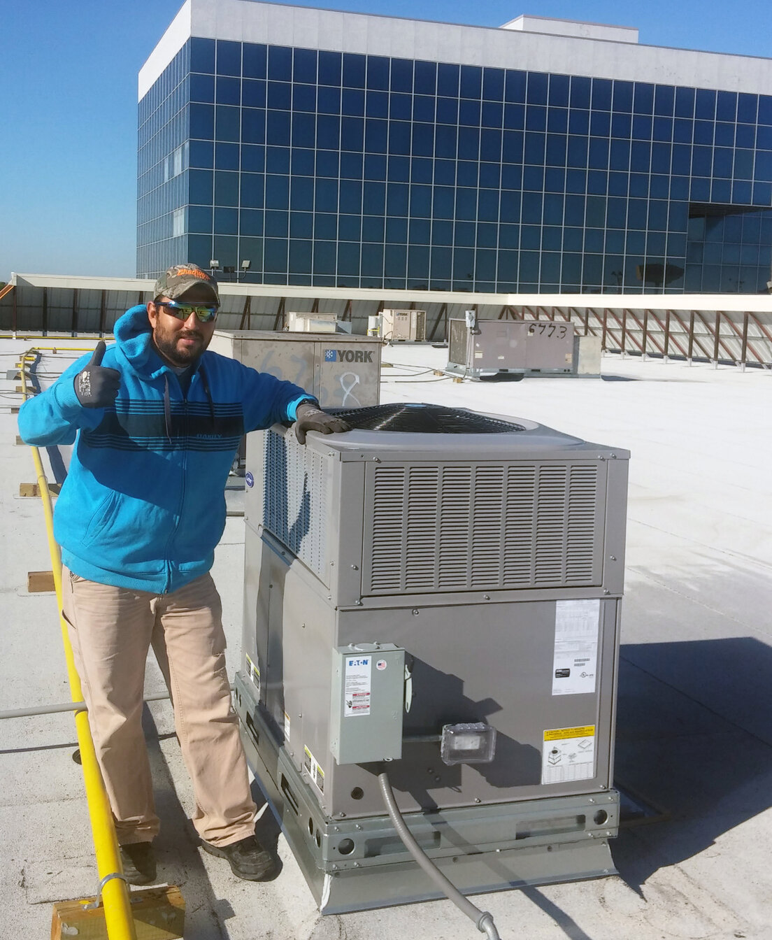 New HVAC system installation