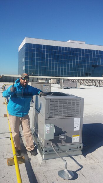 New HVAC system installation